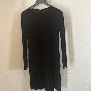 J.Crew long sleeve jersey tee dress with pockets
